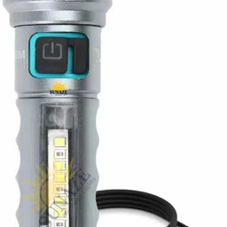 sunaze Mini 100W Telescopic Zoom Torch with Side RWB COB Light 1.5 hrs Torch Emergency Light-picture-45