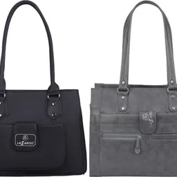 Women Black, Grey Shoulder Bag-image-15