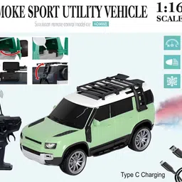 snm97 High-Speed Smoke Remote Control Defender Light&Racing Car for Kids_D325 image 2