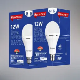 henonex Emergency 12W Bulb for Bright Lighting During Outages 4 hrs Bulb Emergency Light-picture-31