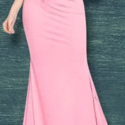 The Stanch Shapeware Pink MT0092 Lycra Blend Petticoat-picture-31