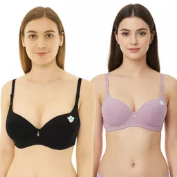 hpa Pack of 2 Women Push-up Lightly Padded Bra-picture-46