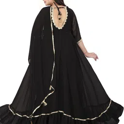 khushubum Georgette Stitched Anarkali Gown image 2