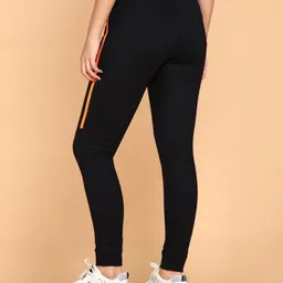 killer Women Solid Black Track Pants image 4