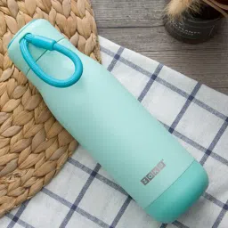 zoku Trendy 500ml Aqua Blue Stainless Steel Bottle image 1