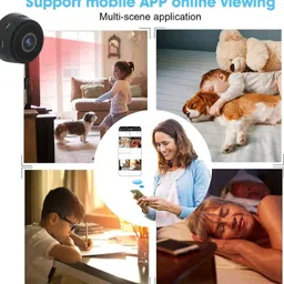 AVOIHS 1080P HD Mini Wireless Camera Wifi Built-in Battery Night Vision Support 64GB Security Camera image 2