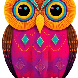 Owl Shape Wooden Wall Hanging for Home Decor | Evil Eye Protection Wall Art Pack of 2-image-9