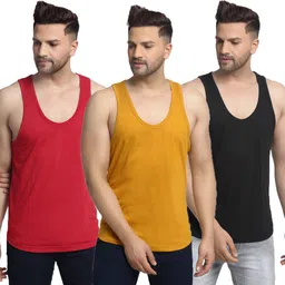 diwazzo Pack of 3 Men Vest-picture-28