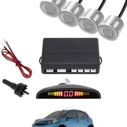 peeps store Universal 4 Silver Reverse Parking Sensor-PS25A2 Universal 4 Silver Reverse Parking Sensor-PS25A2 Parking Sensor-picture-38