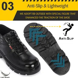 dzora Steel Toe Leather Safety Shoe image 4