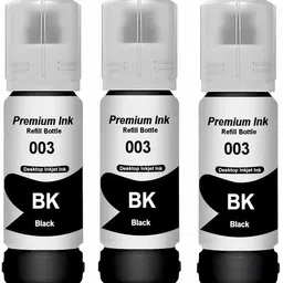 gAdi 003 Black Refill Ink for L3110,L3150,L3250,L3252,L3115,L3116 Printer 3PC Black Ink Bottle-image-37
