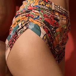 tandul Printed Women Multicolor Hotpants image 4