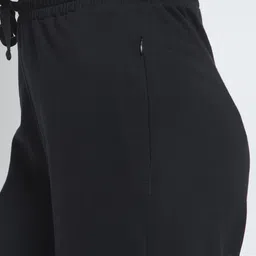 femea Women Solid Black Track Pants image 4