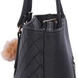 arnlc Women Black Shoulder Bag image 5