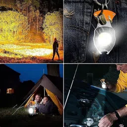 hvg traders NEW Multifunctional Keychain Flashlights, LED Rechargeable Flashlights LED Spot Light image 4