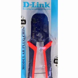 d-link NTC-001 Modular Plug Crimper DLink Red Tool for Network Cables Telephone Cables Dlink Crimping Tool Modular Plug Cutter Stripper 8P8C Rj45 6P6C Rj-12 4P4C Rj-11 Wire Cutter image 1