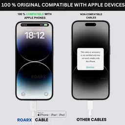 Fash Lightning Cable 3 A 1 m PVC 20 Watt C to iPhone Lightning Cable for iPhone 13 charger cable 13 Pro 13 Pro Max c type cable image 3