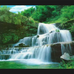 jog craft waterfall scenery, wall painting, nature beauty Digital Reprint 12 inch x 18 inch Painting-picture-34