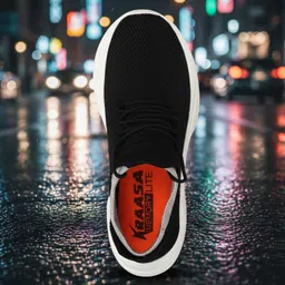 kraasa Lightweight, Comfortable, Cushioned Footbed Running Shoes For Women image 2