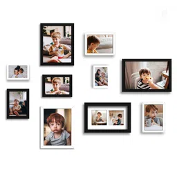 Black Synthetic Wood (Set of 10) Photoframes by Art Street image 2