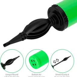 party parindey Solid Balloon pump Machine Hand Air Pump For Foil Birthday, Anniversary Manual and air Balloon Bouquet image 3