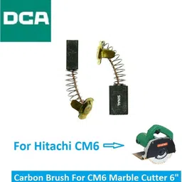 sinal Carbon Brush For HITACHI CM6 Marble Cutter 6"(CBR179) Power & Hand Tool Kit-picture-47