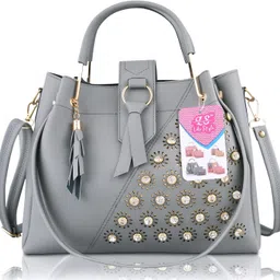like style Women Grey Messenger Bag - Extra Spacious image 4