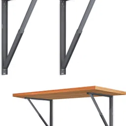 plantex 20 Inch Foldable Shelf Bracket/Multipurpose Bracket/Wall Bracke-Pair of 1 50 cm Shelf Bracket-picture-17
