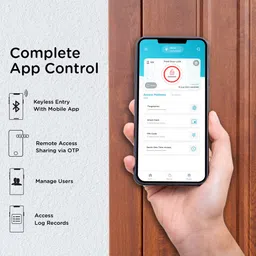 Qubo Essential Lock by HERO GROUP 5-Way Unlocking Fingerprint Pincode Mobile App Smart Door Lock image 4