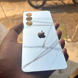 TWUAOP OPPO K13X 5G MOBILE SKIN ACRYLIC SHEET MIRROR BACK PANNEL APPLE Mobile Skin-picture-23