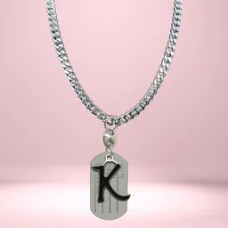d2fashion K Letter Pendent With Plate Metal Pendant-picture-10