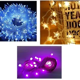 nirvair 36 LEDs 13 m Multicolor Steady Strip Rice Lights-picture-19