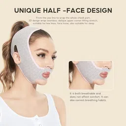 revernest Double Chin Reducer Reusable V-Shape Face MaskFace Shaping Mask image 2