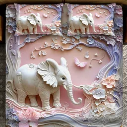 sitting style Cotton Super King Flat 400 TC Printed Bedsheet image 2