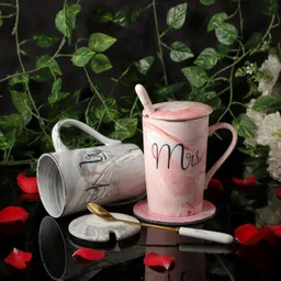 dshopi MR N MRS SET Ceramic Coffee Mug image 4