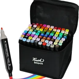 arrolliant Touch cool Alcohol duel tip marker chisel and fine tip for sketching and drawing image 2