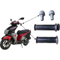 zdbikeassosiriez ntorg 125 bs6 and 4 all Handle Bar Grip For TVS Ntorq 125-picture-19