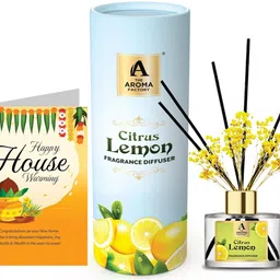 the aroma factory Citrus Lemon Diffuser Set image 1