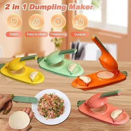 padma Dumpling Maker 2 in 1, Momo Maker, Gujiya Maker Machine, Momos Maker Machine 6 W Food Processor image 4