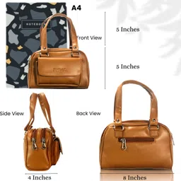 sneaz Women Tan Messenger Bag image 5