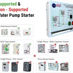 AdonElectronics Fully Automatic Water Level Controller for Monoblock Pump With Alarm - Load 3hp- Wired Sensor Security System image 4