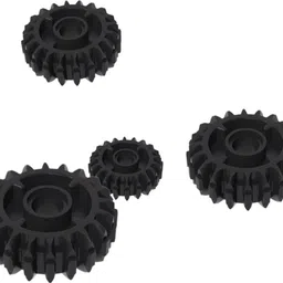 yellow tommy Technic Series 20 Tooth Gear 35185 Compatible with all Building Blocks, 20 Pcs image 3