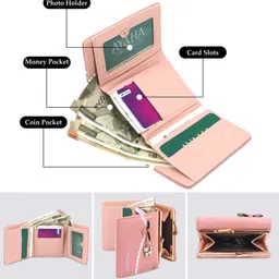 nfi essentials Casual Pink, Blue Clutch - Mini image 3