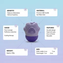 kwaanie Ice Roller & Derma Roller Skin Rejuvenation Combo for Face Cooling Therapy, Collagen Boosting & Daily Skincare Routine image 2