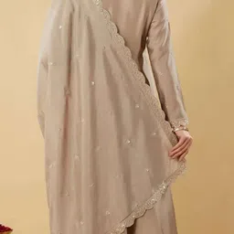 fashionethenic Womens Printed govun And Pant With Printed Dupatta Set Self Design Kurta, Salwar & Dupatta Set image 2