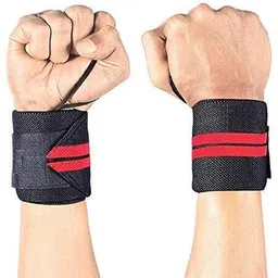 manogyam Fitness Combo Pack of Power Band & Wrist Support for Workout Fitness Accessory Kit Kit image 2
