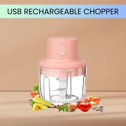 sacro Mini Rechargeable Chopper, Electric Chopper for Onion, Garlic and VegetableA343 Electric Vegetable & Fruit Chopper-picture-34