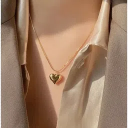 unicorn jewels heart pendent Gold-plated Stainless Steel Locket Set it is sign of love Gold-plated Stainless Steel Locket Set image 2