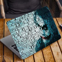 POINT ART HQ Laptop Skin Decal Sticker Glossy Vinyl Fits Size Bubble Free – Attitude Joker Vinyl Laptop Decal 15.6 image 2