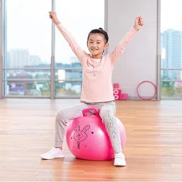 wishbone HOP BALL 45CM Kids Jumping Hopping Inflatable Sit and Bounce Rubber Hop Ball image 4